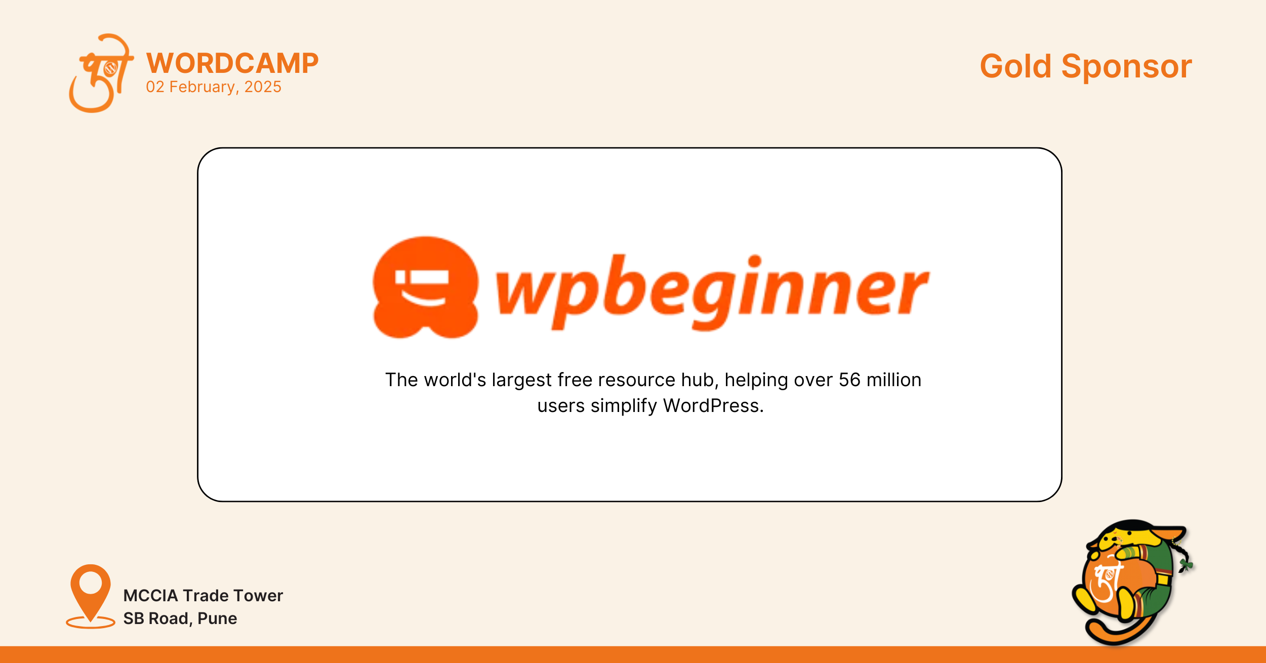 WPBeginner are Gold Sponsors