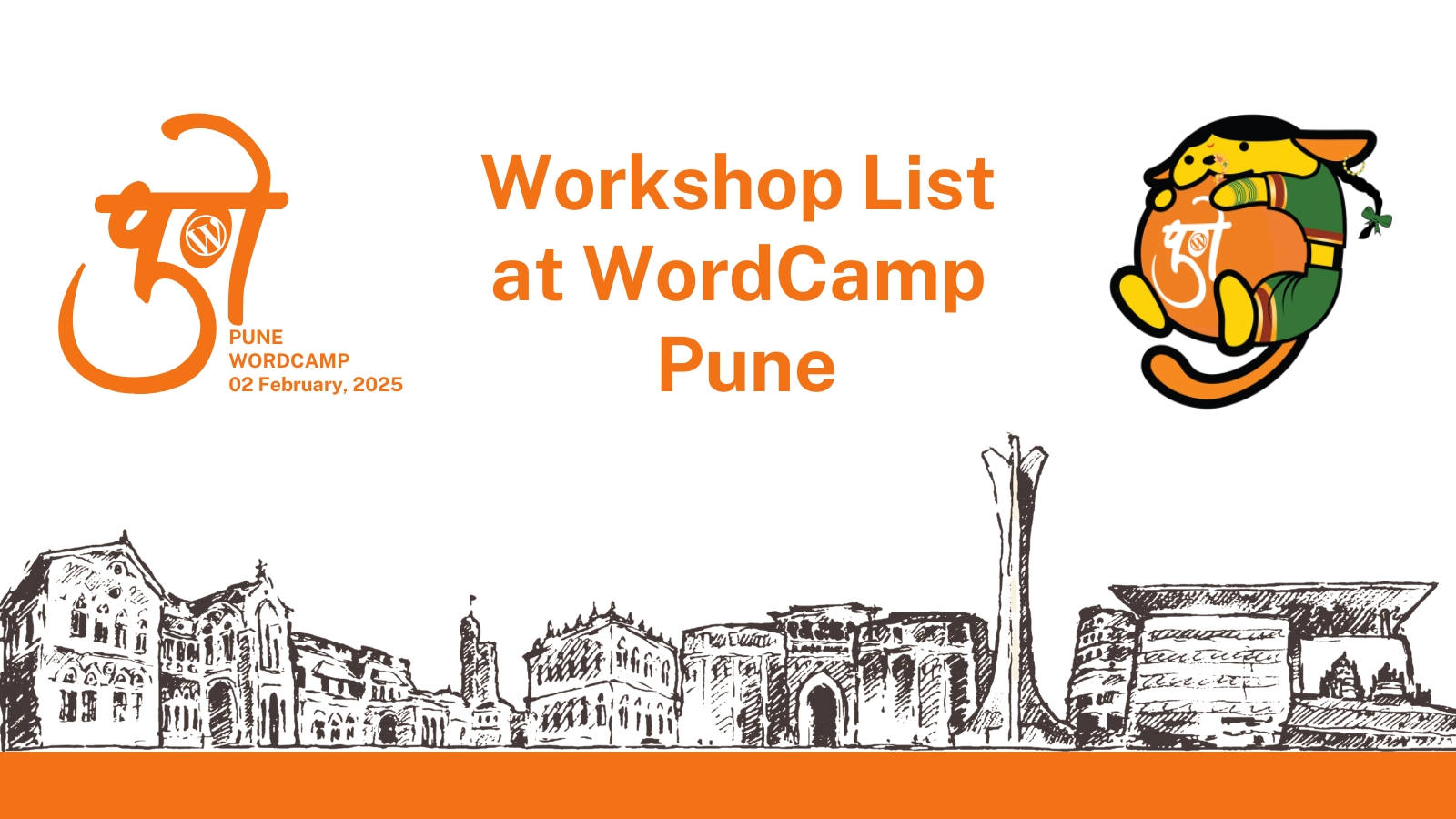 List of Workshops at WordCamp Pune