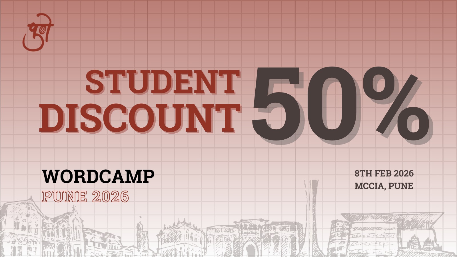 Welcoming Students at WordCamp Pune 2026